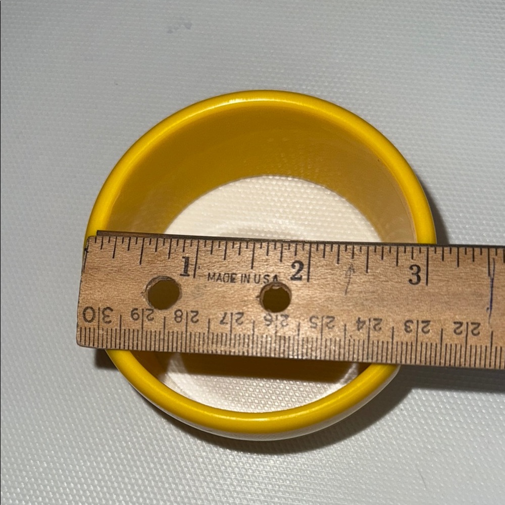 Bold Yellow Bangle - image 3